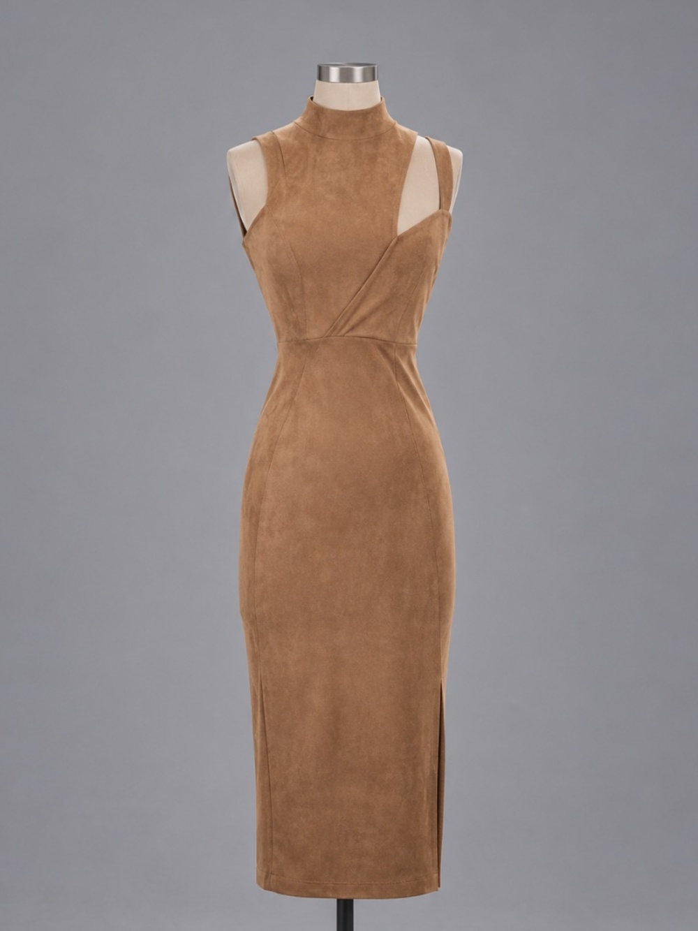 ASOS Faux Suede Cutout Midi Dress – Size 2 – NWT